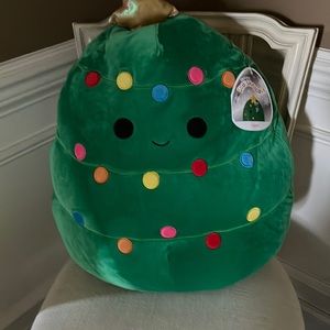 20” Squishmallow Christmas Tree with gold star- Carol